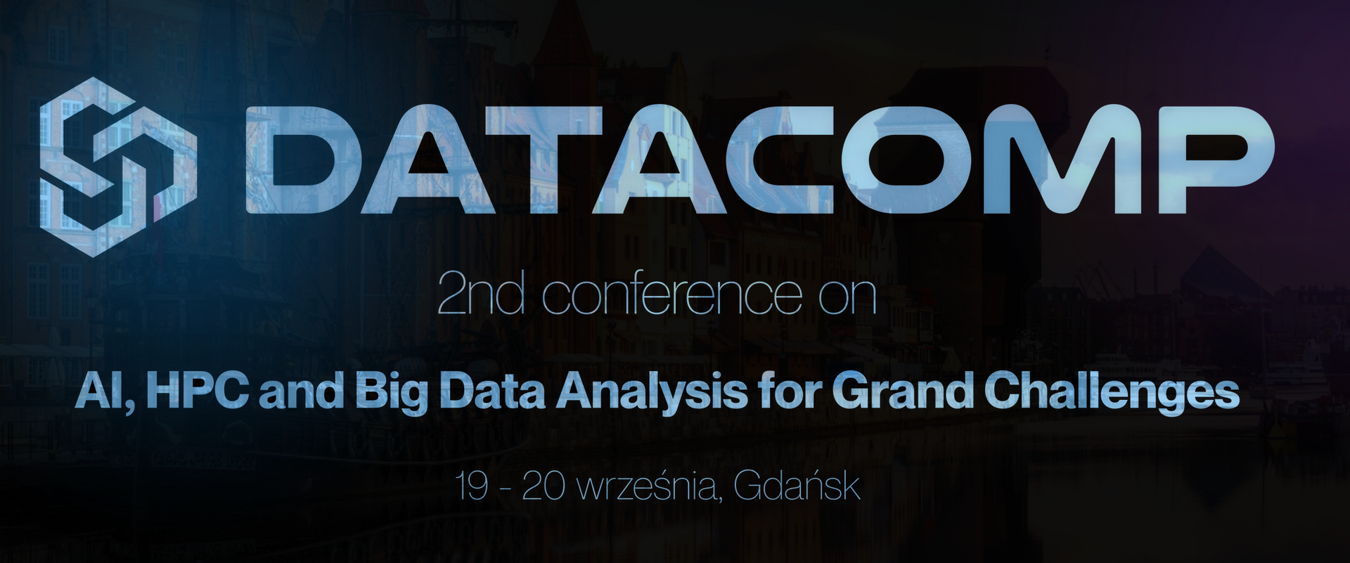 Logo konferencji DATACOMP 2023 . 